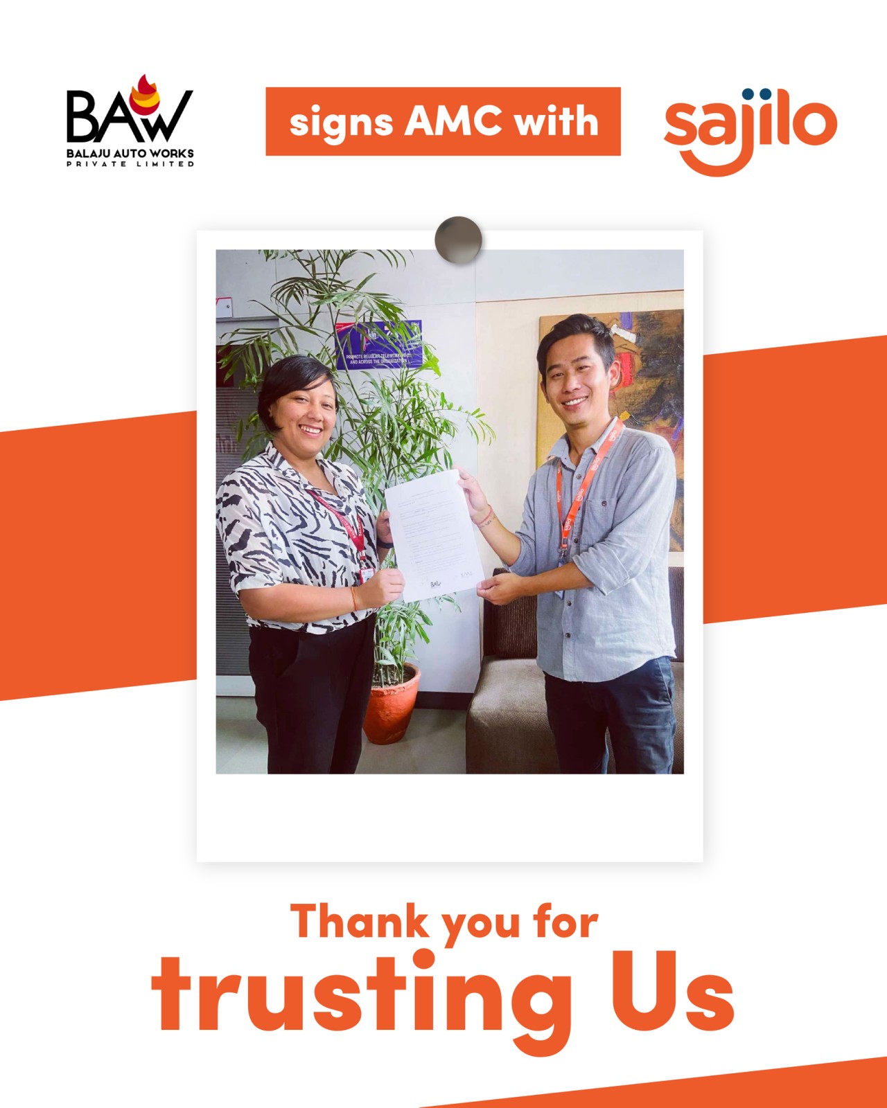 AMC signed with Balaju Auto Works